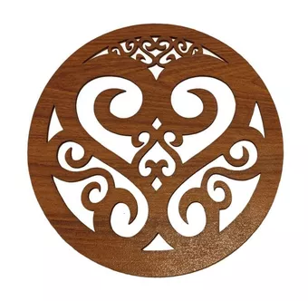 Baroque Decor Magnetic Wooden Panel 18cm for HMD999