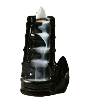 Backflow Ceramic Incense Holder Staircase Cascade 10cm