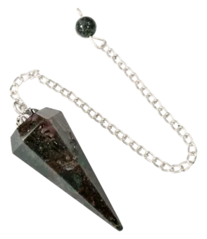 6-sided Conical Indian Agate Pendulum