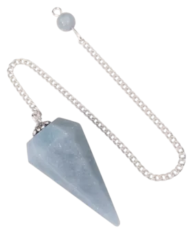 Angelite Conical Pendulum 6 faces