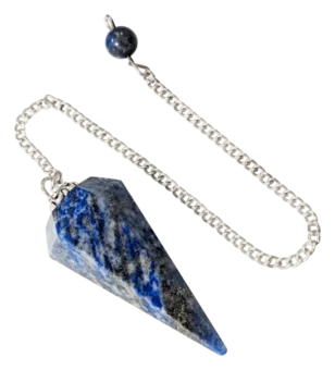Lapis Lazuli Conical Pendulum 6 Sides