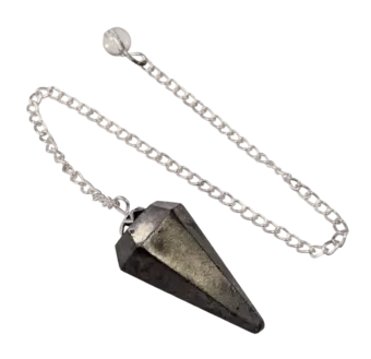 Conical pendulum in Pyrite 6 faces