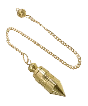 Copper healing radiesthesia pendulum with tank