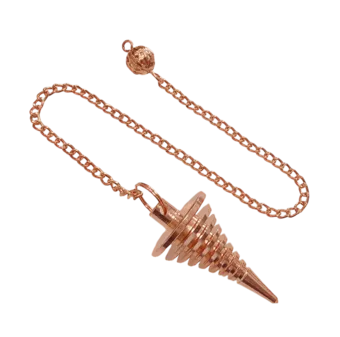 Copper conical Isis pendulum