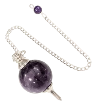 Amethyst sphere pendulum 4cm