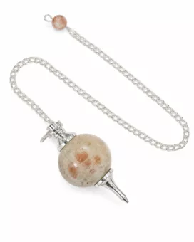 Sunstone sphere pendulum 4cm
