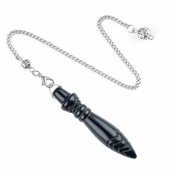 Black Obsidian Thoth Pendulum A