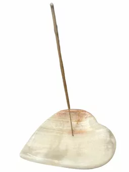Incense holder Heart onyx stone 7x2.5cm