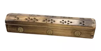 Incense Holder Papri Wood Box Tree of Life 30cm x 2