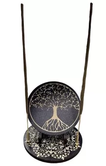 Incense holder tree of life plate 10cm