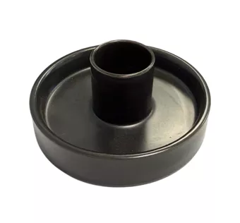 Black Ceramic Incense Holder for Palo Santo 10.50cm