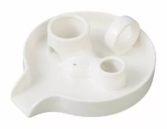 White Ceramic Incense Holder for Palo Santo and White Sage 18.50cm