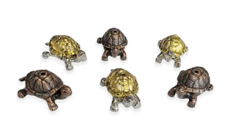 Tortoise Metal Incense Holder X6