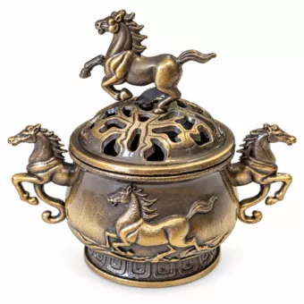 Horse incense burner 5.5 cm