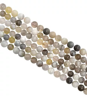 Botswana Agate Beads 7.5-8.5mm on 40cm Strand