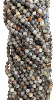 Round Botswana Agate AA Beads Strand 8-9 mm