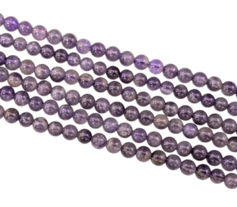Amethyst Round Beads Strand AB 4mm