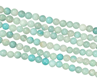 Brazilian Amazonite Round Beads Strand A 4mm