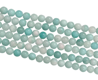 Brazilian Amazonite Round Beads Strand A 6mm
