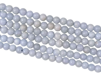 Angelite A Round Bead Strand 4-5 mm