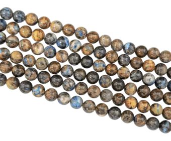 Chrysocolla beads 8-9mm on 40cm wire