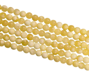 Orange Calcite beads 4mm on 40cm thread
