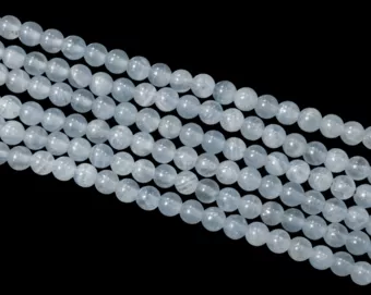 Blue Calcite AAA beads 5.5mm on 40cm thread