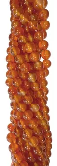 Carnelian Round Beads Strand A 10mm