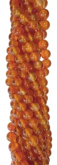 Carnelian Round Beads Strand A 4mm