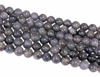 Round Cordierite Iolite A Beads Strand 8 mm