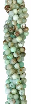 Chrysoprase Round Beads Strand A 6-7mm
