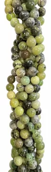 Lemon Chrysoprase A 6mm pearls on string