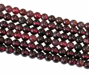 Round Red Garnet A Grade Beads Strand 4 mm