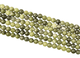 Jade Nephrite A beads 4mm on 40cm wire
