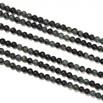 Kambaba Jasper Round Beads Strand A 4mm