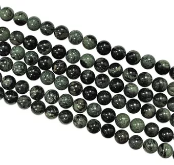 Round Kambaba Jasper Beads on Strand A 8 mm