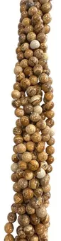 Landscape Jasper Round Beads Strand A 10mm
