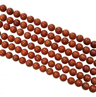Red Jasper Round Beads Strand A 6mm