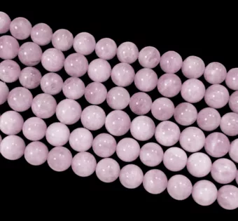 Kunzite Round Beads Strand A+ 10mm