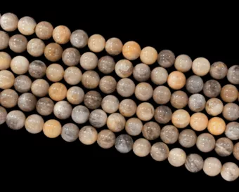 Black Moonstone A beads 8mm 40cm Strand
