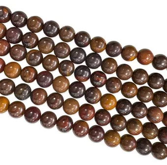 Iron Eye Round Beads Strand AA 8-9mm