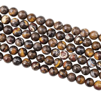 Boulder Opal AA beads 6-7mm on 40cm strand