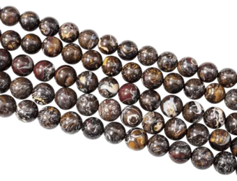Boulder Opal AA beads 8-9mm on 40cm strand