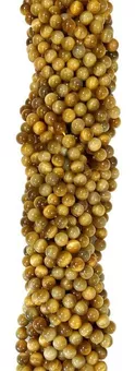 Golden Tiger Eye Round Beads Strand AA 6mm