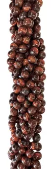 Bull’s Eye A Round Beads on Strand 8mm