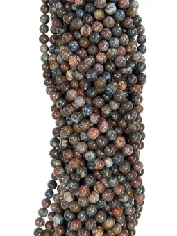 Pietersite Round Beads Strand A 6mm
