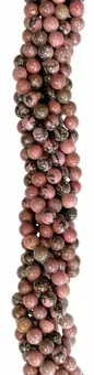 Rhodonite Round Beads Strand A 10mm