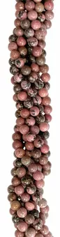 Round Rhodonite A Beads Strand 4 mm