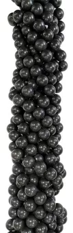 Shungite Round Beads Strand A 8mm