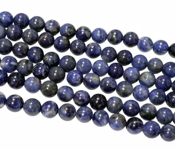 Round Sodalite Beads Strand A 8 mm